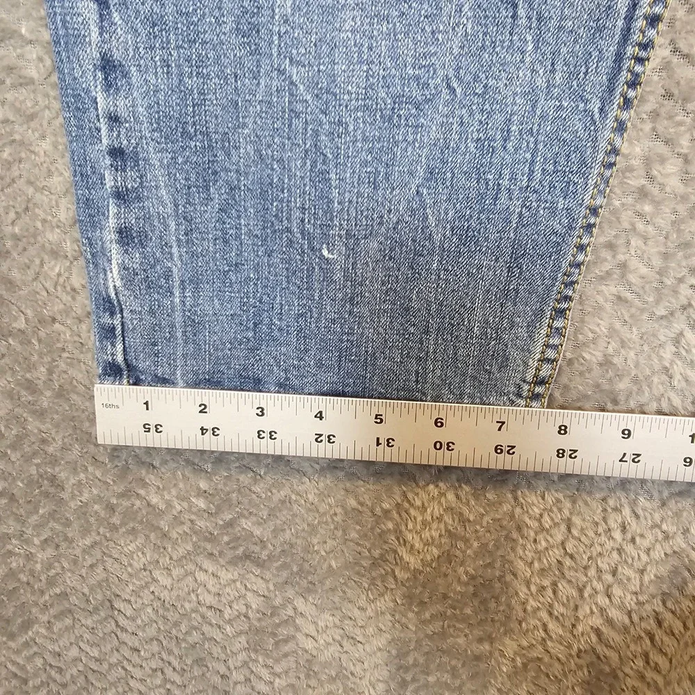 American Eagle Relaxed Straight Jeans Men 32x34 Blue Core Flex Medium Wash Denim